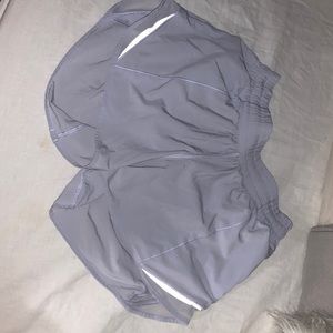 Light purple hotty hot lululemon shorts size 6